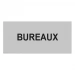 Plaque de porte "BUREAUX"