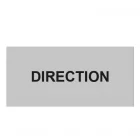 Plaque de porte "DIRECTION"