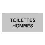 Plaque de porte "TOILETTES HOMMES"