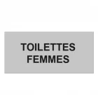 Plaque de porte "TOILETTES FEMMES"