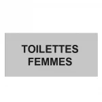 Plaque de porte "TOILETTES FEMMES"