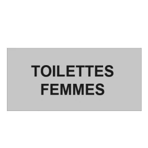 Plaque de porte "TOILETTES FEMMES"