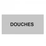 Plaque de porte "DOUCHES"