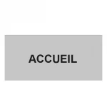 Plaque de porte "ACCUEIL"