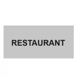 Plaque de porte "RESTAURANT"