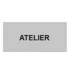 Plaque de porte "ATELIER"