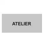 Plaque de porte "ATELIER"