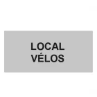 Plaque de porte "LOCAL VELO"