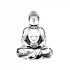 Sticker décoratif "BOUDDHA"
