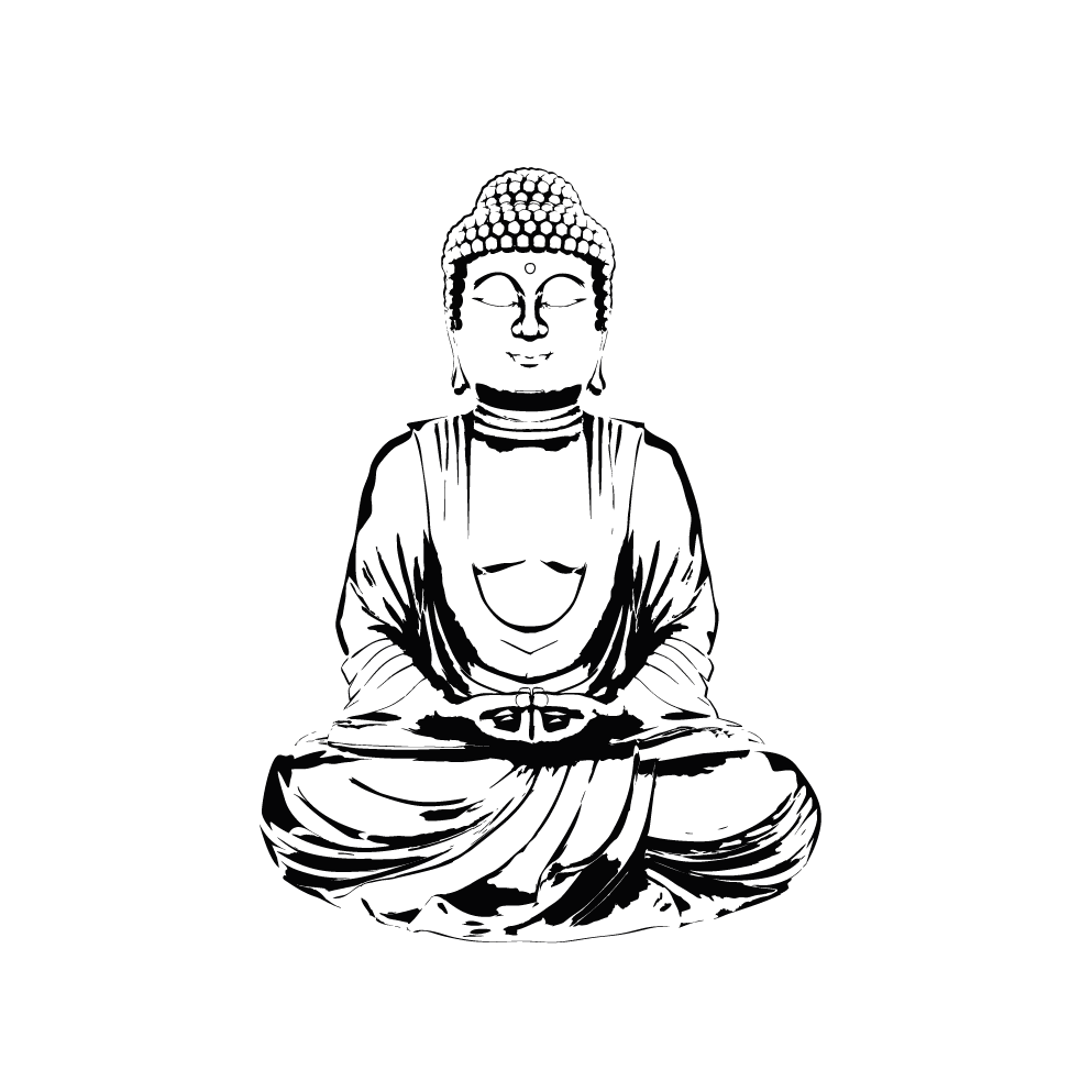 Sticker décoratif "BOUDDHA"