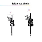 TAILLES STICKER DECORATIF AVENUE