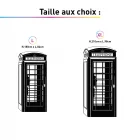 TAILLES STICKER DECORATIF TELEPHONE LONDRE