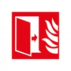 Panneau sécurité "Porte coupe-feu"