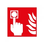 Panneau sécurité "point d'alarme incendie"