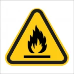 Panneau sécurité "substances corrosives"