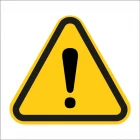 Panneau sécurité "attention danger temporaire"