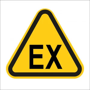 Panneau sécurité "matières Explosives"