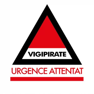 Panneau sécurité "Vigipirate urgence attentat"