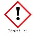 Panneau sécurité "toxique, irritant"