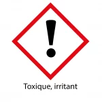 Panneau sécurité "toxique, irritant"