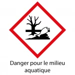 Panneau sécurité "danger pour le milieu aquatique"