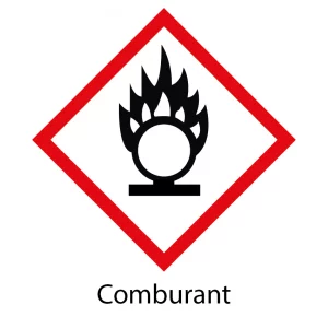 SIM Panneau sécurité "Comburant"