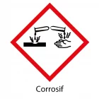 panneau sécurité "corrosif"