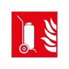 panneau sécurité "extincteur sur roues"