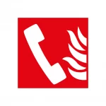 Panneau sécurité "appel incendie"
