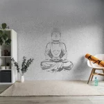 SIMULATION STICKER DECORATIF BOUDDHA