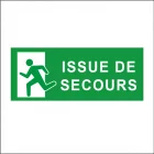 Panneau sécurité "Issue de secours"