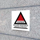 panneau sécurité "vigipirate securite renforcee"