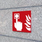 SIM Panneau sécurité "Point d'alarme incendie"