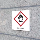 SIM Panneau sécurité "Comburant"