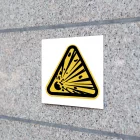 SIM Panneau sécurité "Danger d'explosion"