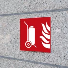 SIM Panneau sécurité "extincteur sur roues"