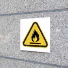 SIM Panneau sécurité "substances corrosives"