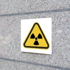 SIM Panneau sécurité "danger radioactif"